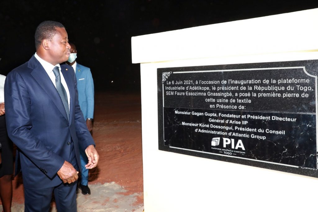 Inauguration PIA - Plateforme Industrielle d'Adétikopé